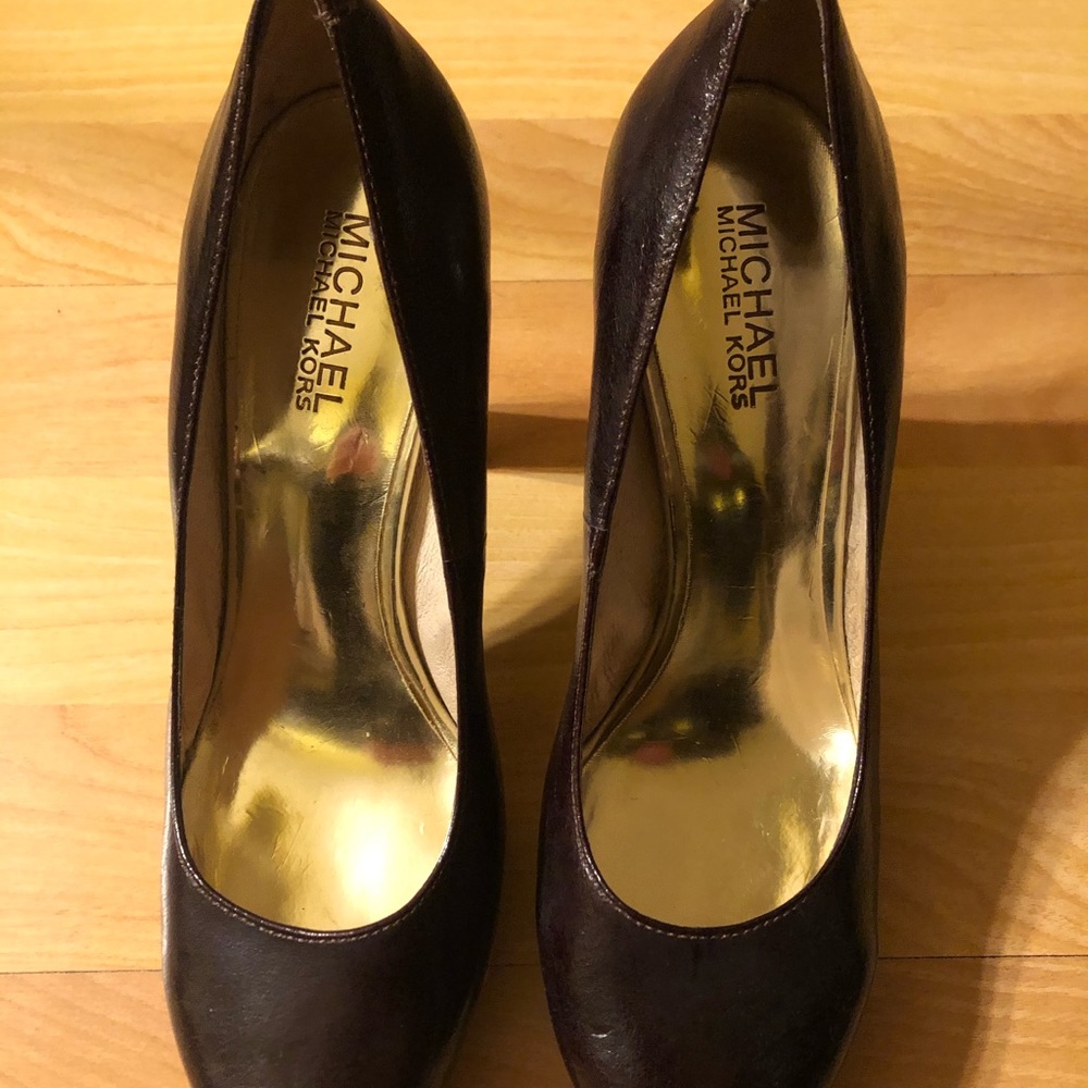 Michael Kors brown women heels